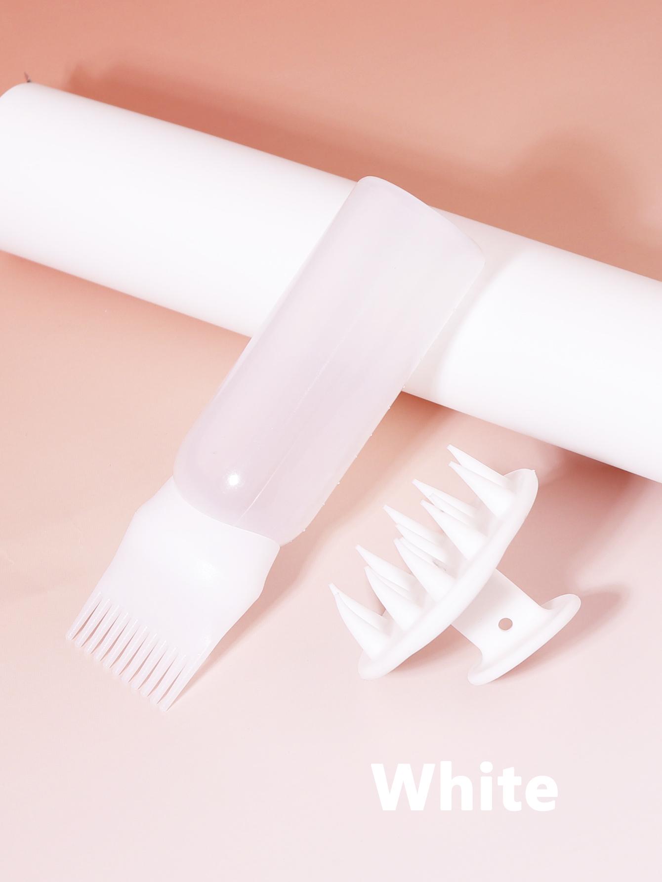 

2 pieces/set of silicone scalp massage shampoo brushes capacity plastic perforated shampoo bottles Special for real hair wigs