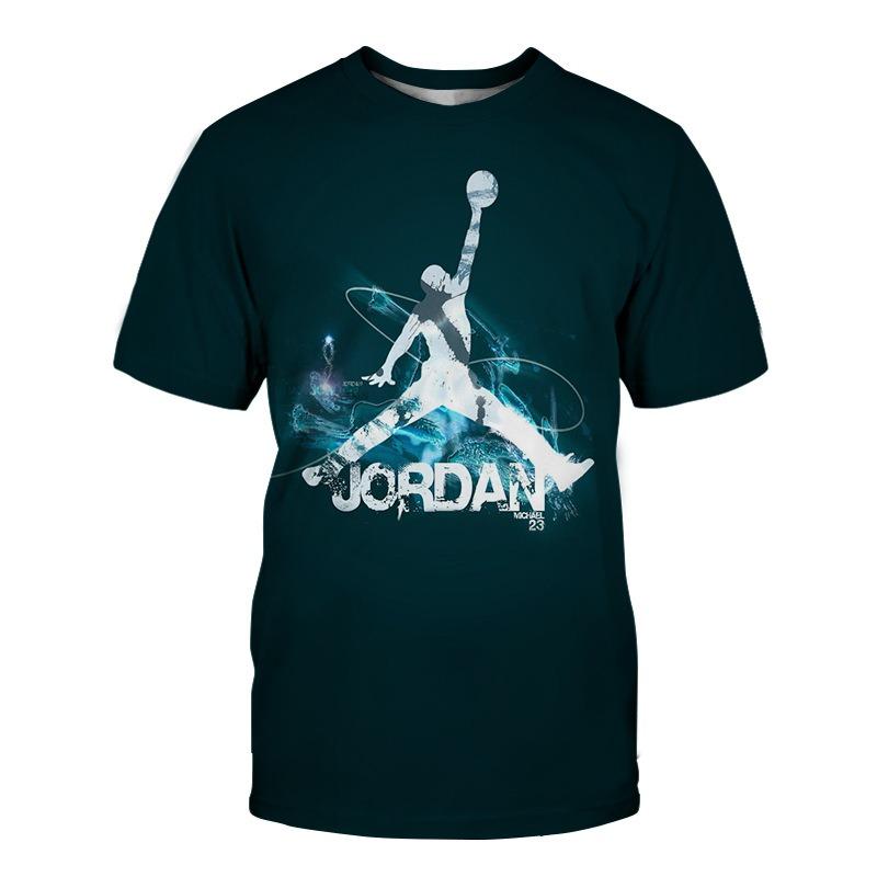 

Літня чоловіча футболка з коротким рукавом, круглим вирізом, принтом, повсякденна, спортивна, топ XXXL