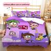 The Fairly OddParents2 Pattern Bedding Quilt Set  Home Decoration  Gift (1 * Duvet Cover + 2 * Pillowcase  Without Core)