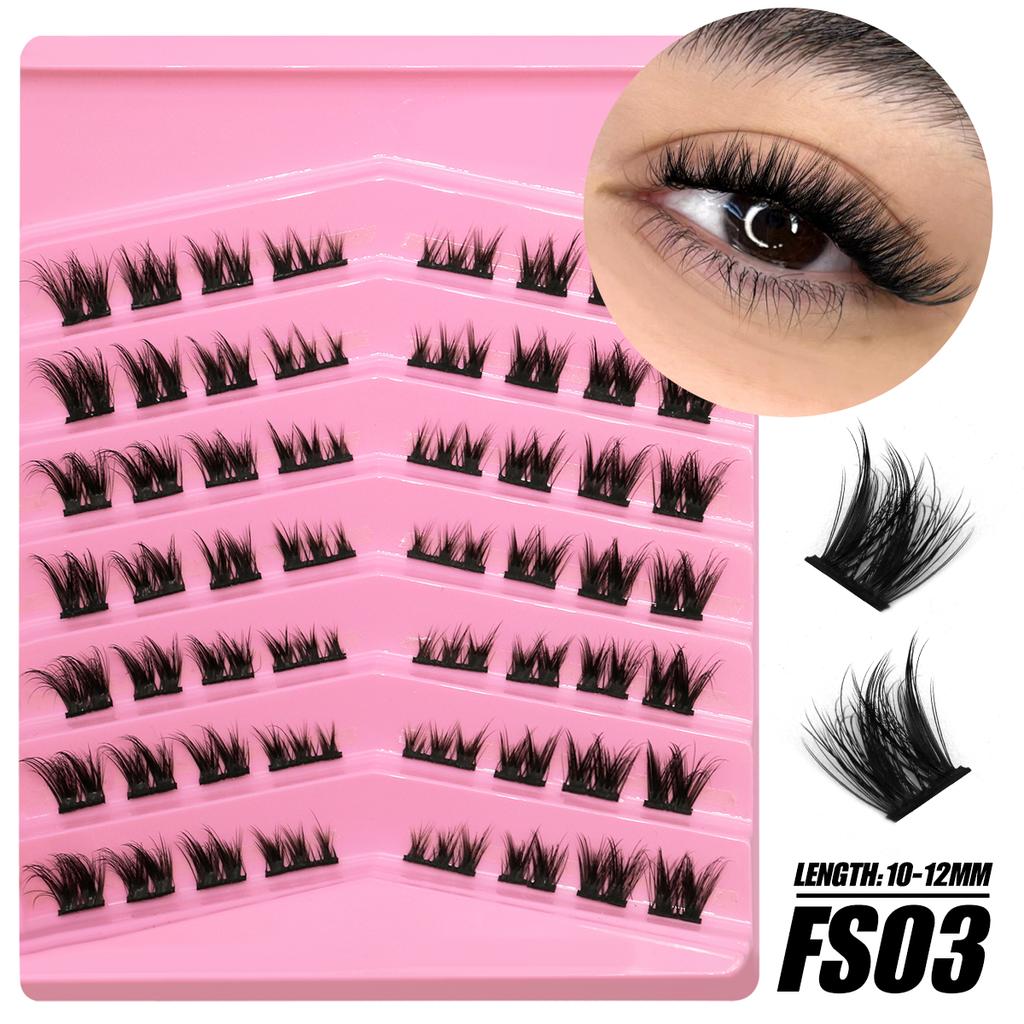 Clustere de gene DIY Extensie de gene Cluster de gene individuale Volum lung natural Tavă mixtă Set de grupuri de gene