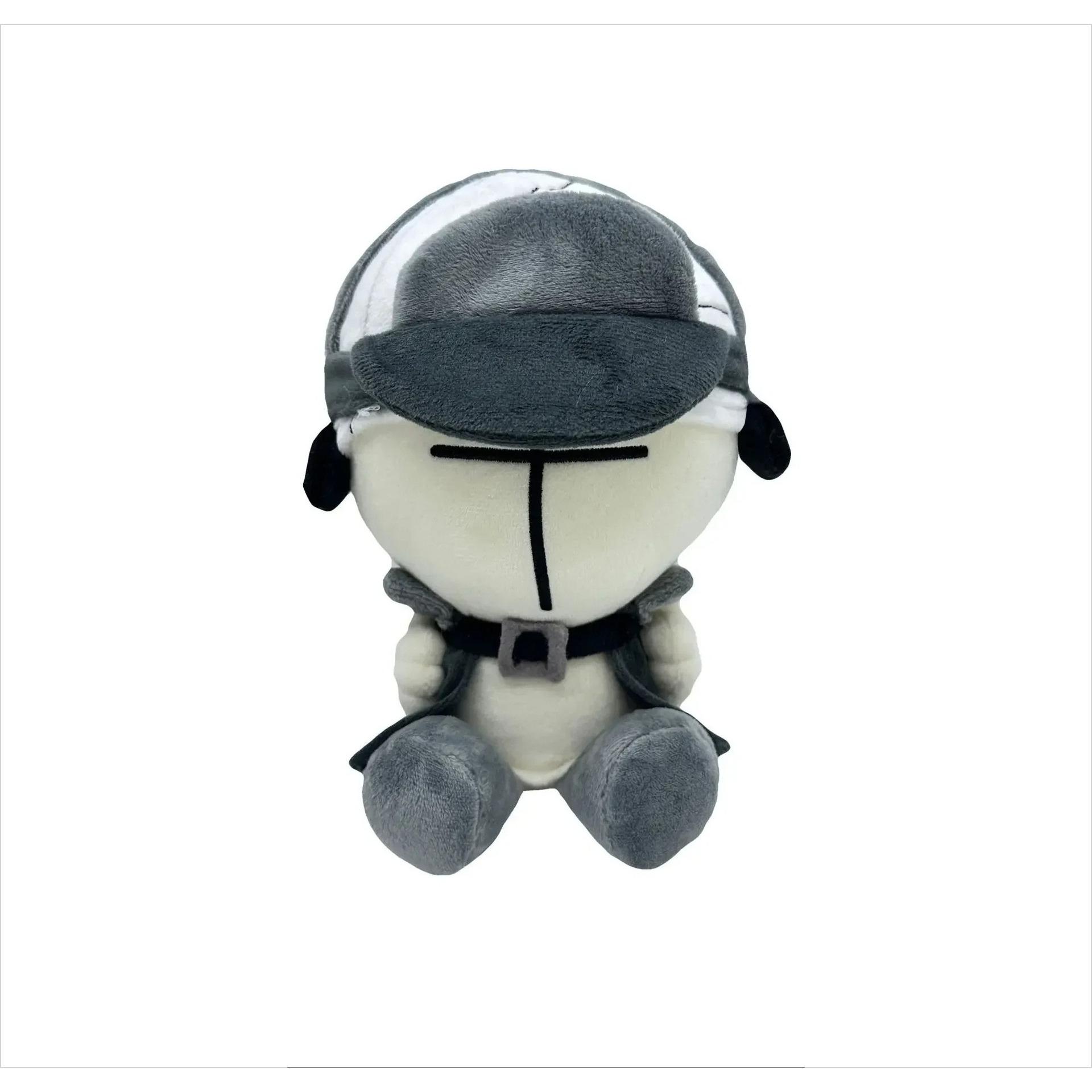 

7,8-дюймовая плюшевая кукла Madness Combat Хэнк Уимблтон, милая мультяшная плюшевая игрушка Сэнфорд Деймос, мягкая набивная рождественская игрушка, подарок на день рождения 20cm