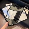 Geometric Colorblock Square Imitation Silk Scarf Women Satin Shawl Wrap Hijab Female Hair Band Luxury Headkerchief Echarpe