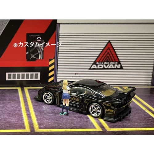 1/64 scale custom wheels (set of 4) with silver-plated mesh and 5-spokes (AH0035), approximately 10.8mm, for miniature cars, etc.