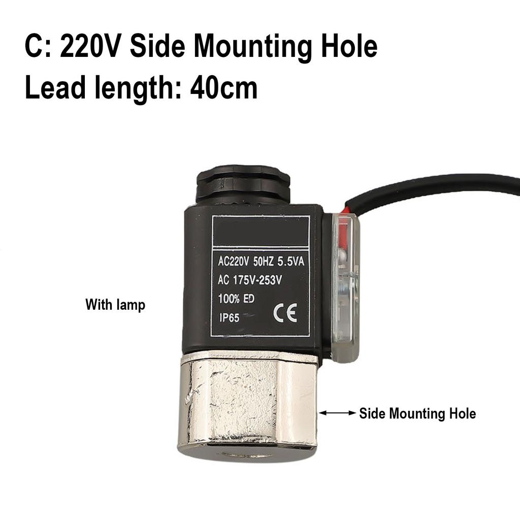 Check Valve Pneumatic System Wide Pressure Range Air Compressor Pump Coil Voltage Options Coil Voltage Options
