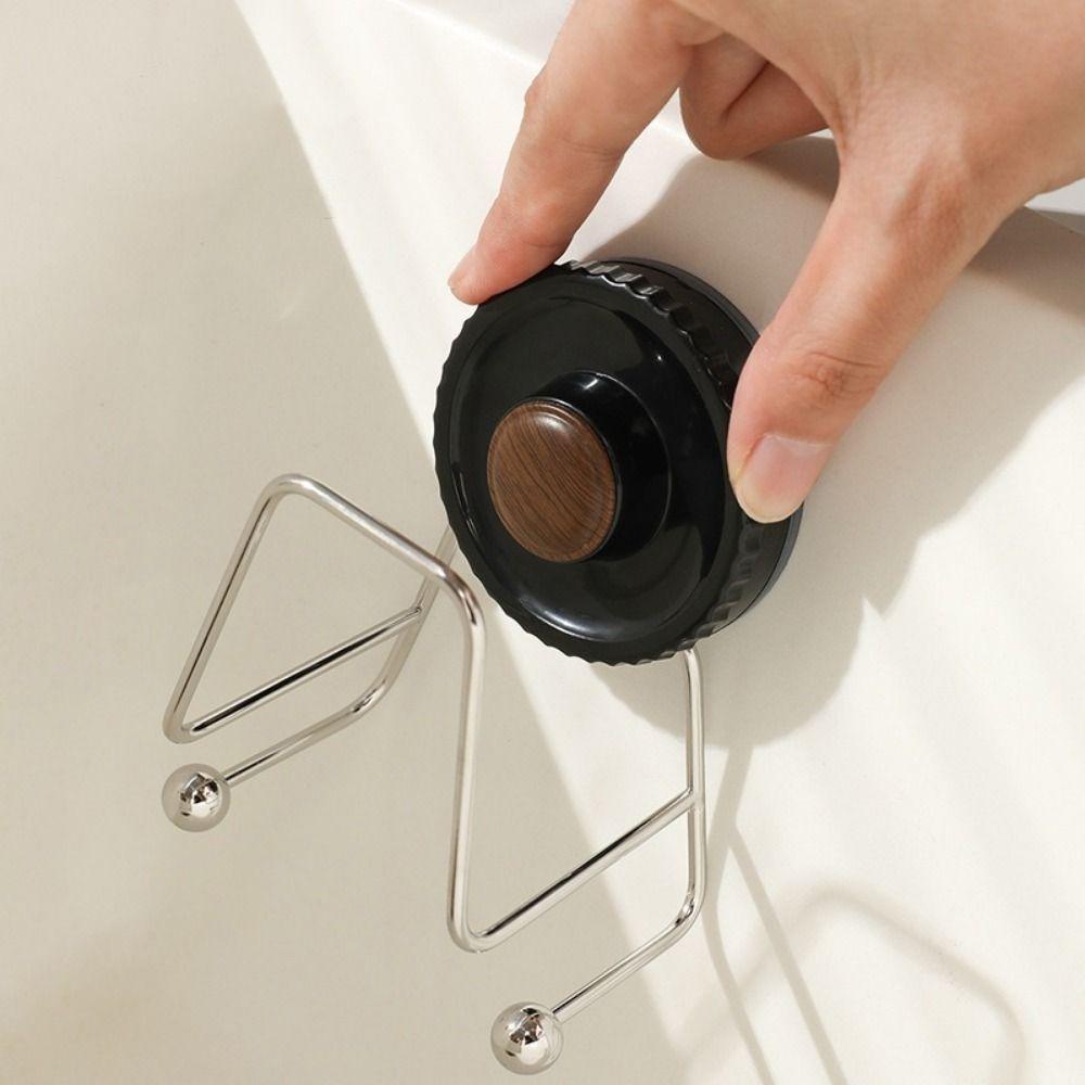 Stainless Steel Suction Cup Sponge Holder Quick Drying Cutting Board Storage Rack  Sink Area