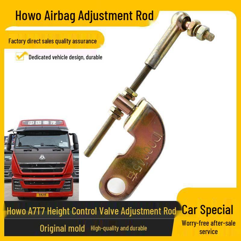 HOWO A7T7 Front L/R Height Control Valve & Cab Air Spring Adjustment Rod Bracket
