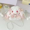 Lolita Plush Bunny Bag With Bow For Daily Use And Collectors Style