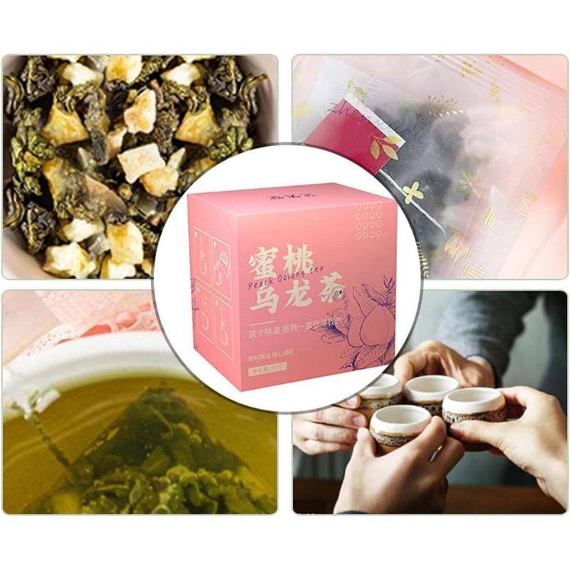 Pfirsich Oolong Tee 50g/1.8oz Weißer Pfirsich Früchteteebeutel Mit Fruchtigem