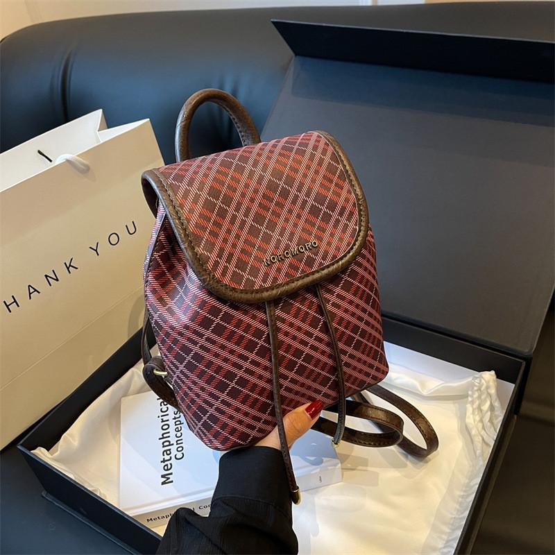 Korean Ins Girl College Wind Bag 2023 New Retro Fashion Backpack Shoulder Bag