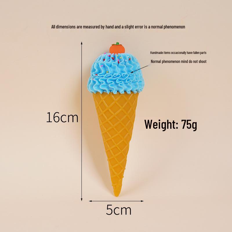 Fruit Cream Cone Claw Machine Toy for Milk Tea Shop Decor