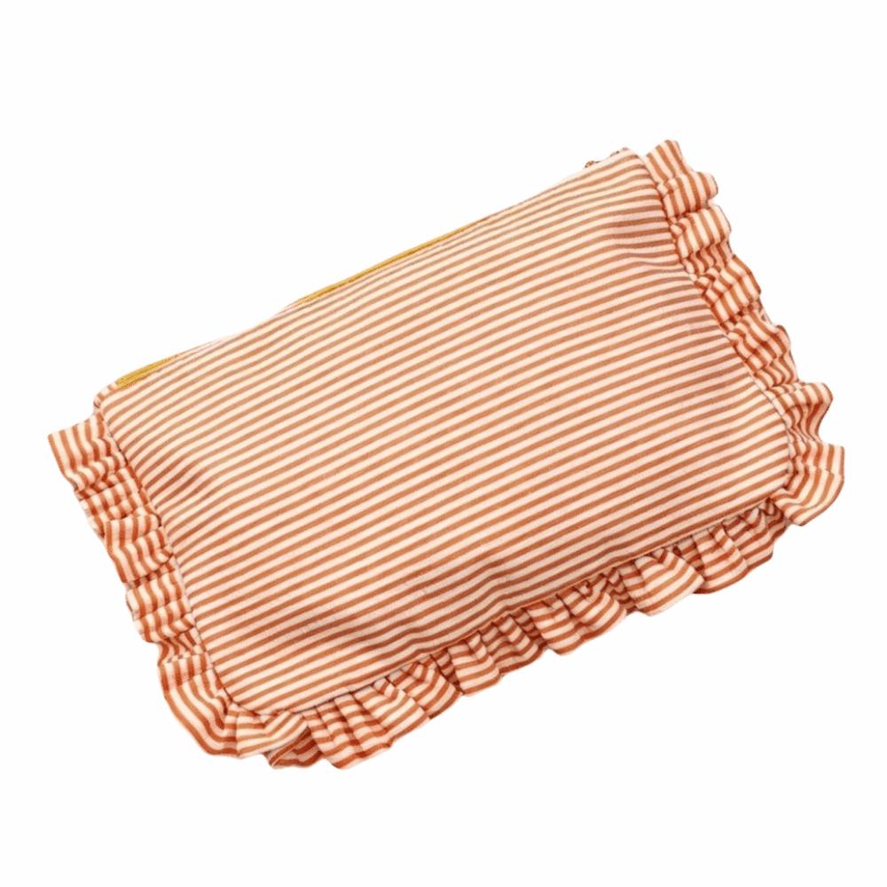Striped Pattern Striped Pattern Cosmetic Bag Casual Make Up Organizer Travel Use