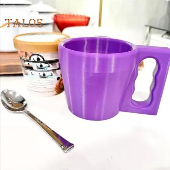 Ice Cream Pint Holder Reusable 3D Printed Insulated Containers Sleeve with Spoon Handle BPA-Free Anti-Freeze Grip Ice Cream Racks for Yogurt Desserts