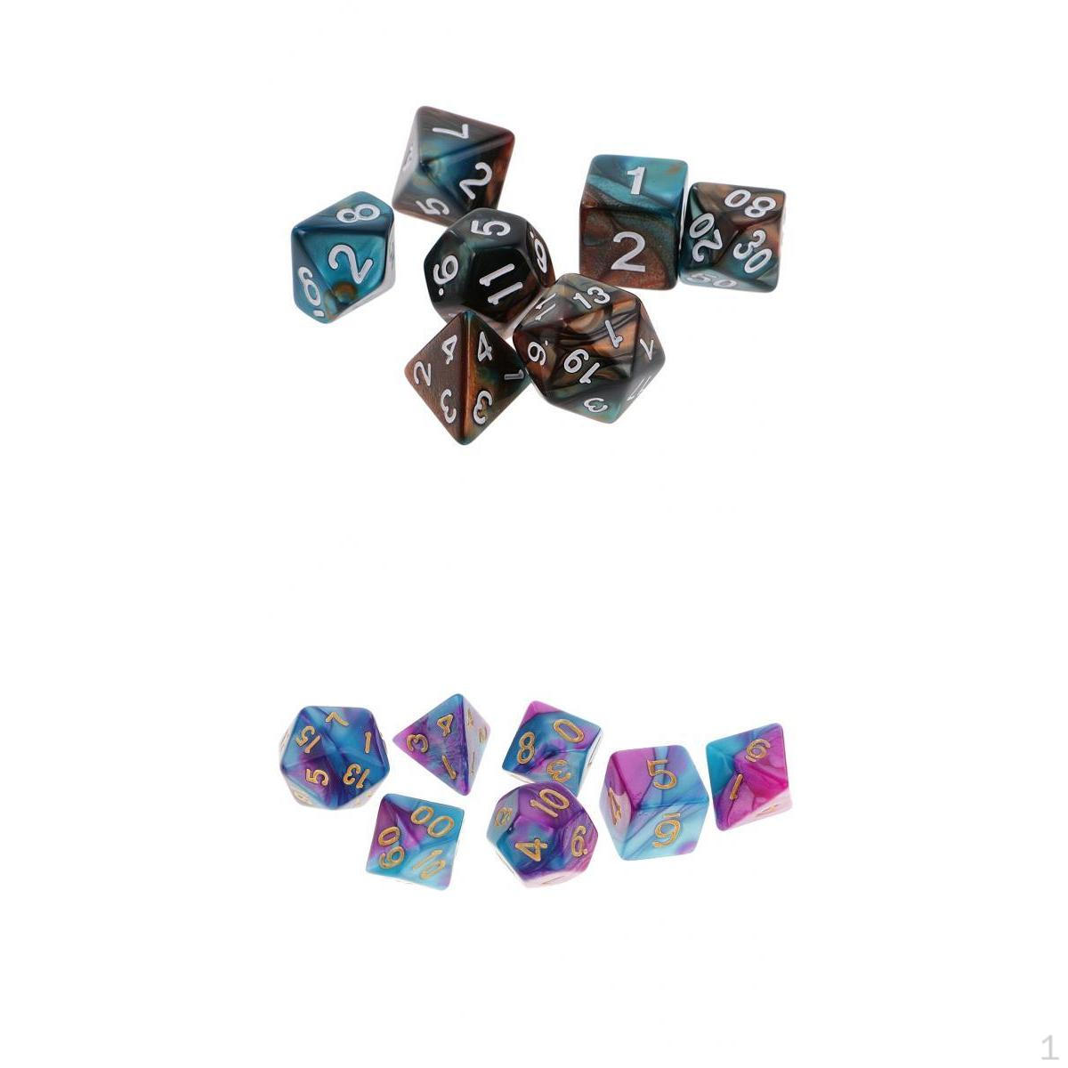 

Набор из 2 многогранников для и настольной ролевой игры D&D