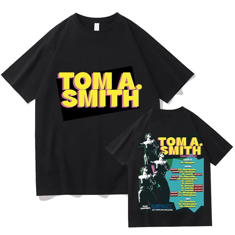 Tom A Smith SFX Tour Merch T-shirt Uomo Donna Estate Cotone Abbigliamento Casual Moda Girocollo Manica Corta