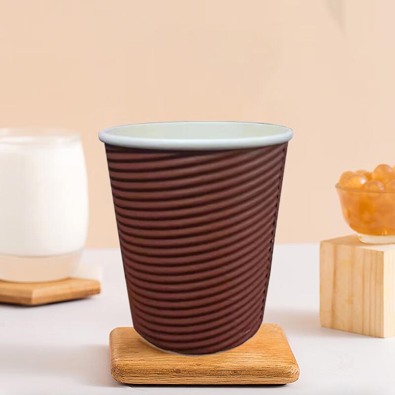 Paibei Disposable Coffee Paper Cups with Lids