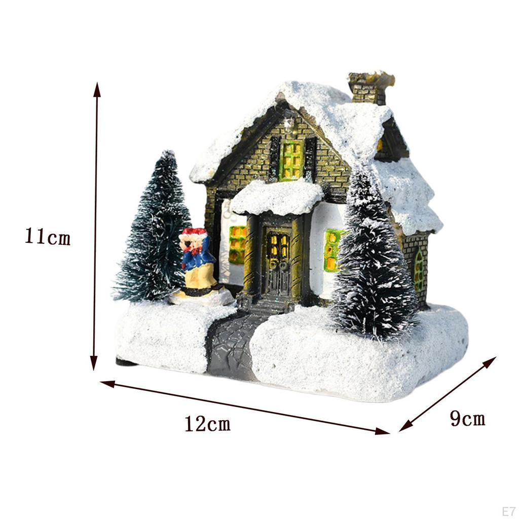 Room LED Snow Desktop Fairy Garden Snowy Decoration Collection