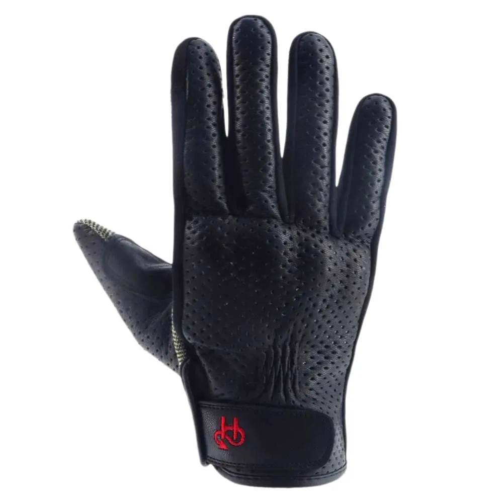 Helstons перфорированные кожаные перчатки Leader Air EU 8