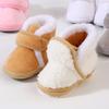 Sapatos de Algodão para Bebê Inverno Quente Sapatos para Infantil Solado Macio Pelúcia Sapatos para Bebê
