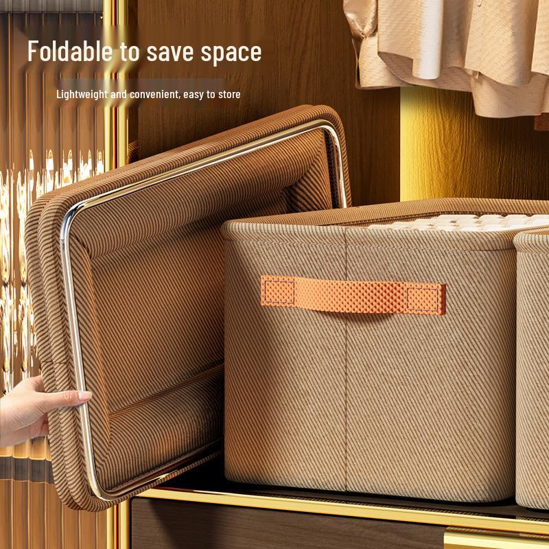 Verdickte Stoff-Aufbewahrungsbox für Kleidung und Hosen - Organizer für Schlafzimmer/Zuhause
