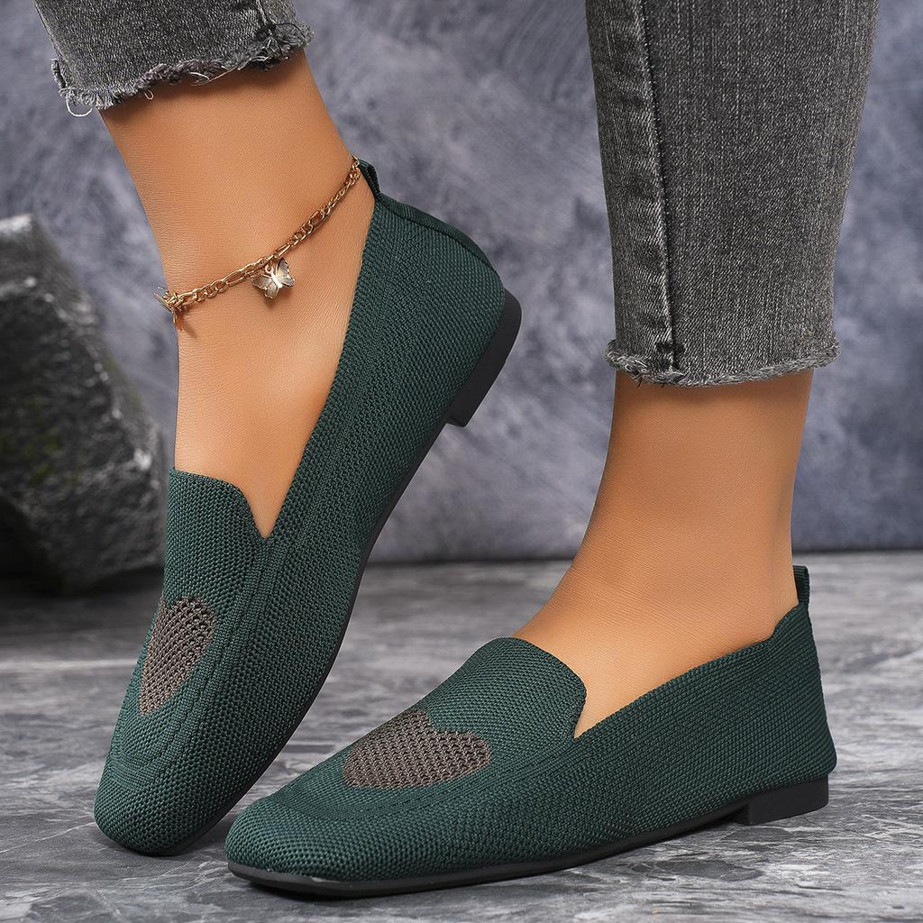 2025 Women's Summer New Large Flat Comfortable Mesh Casual Shoes Fashion High Quality Le Fu Shoes zapatos de mujer