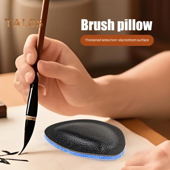 Handgelenkauflage aus Kunstleder Rutschfeste Unterseite Ergonomische Maus Tastatur Kalligraphie-Übung Laptop Computer Tippen Schmerzlinderung Handgelenkstützkissen