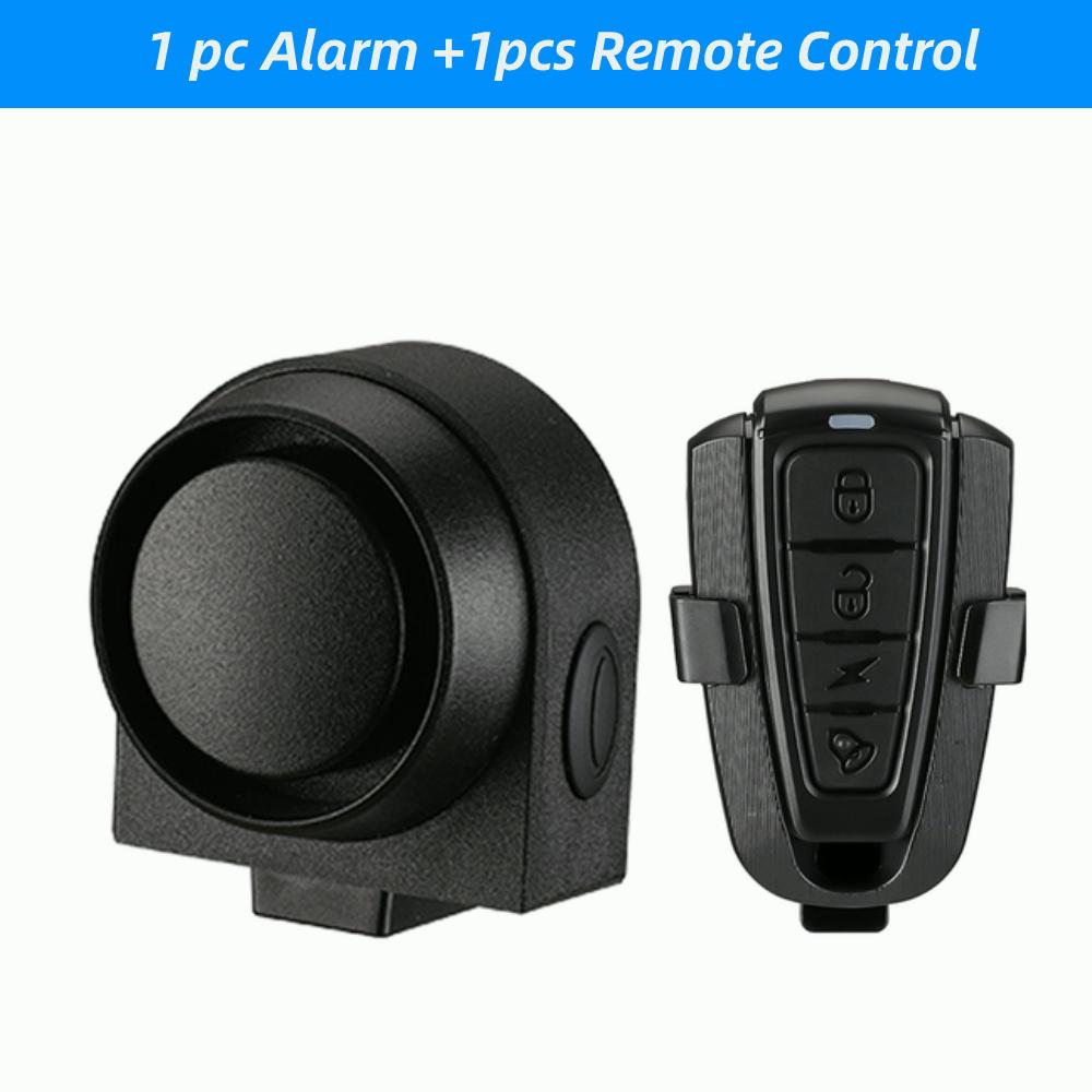 

Bicycle Alarm Vibration Alarm Waterproof USB Charging Remote Control 110 dB Bike Motorcycle Alarm Security Protection