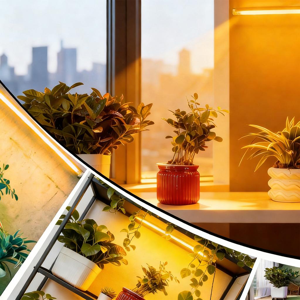 Full Spectrum Grow Light Indoor Hanging LED Plant Light Timer Multi-Level Dimming Adjustable for Succulents Flowers Hydroponics Greenhouse