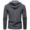 Men's Half-Zip Hooded Sweatshirt Casual Pullover for Men Autumn Winter Warm Textured Long Sleeve Hoodie Multi-Color Male Fashion Tops