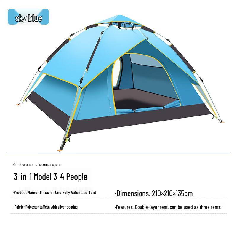 Automatic Outdoor Waterproof Camping Tent Standard