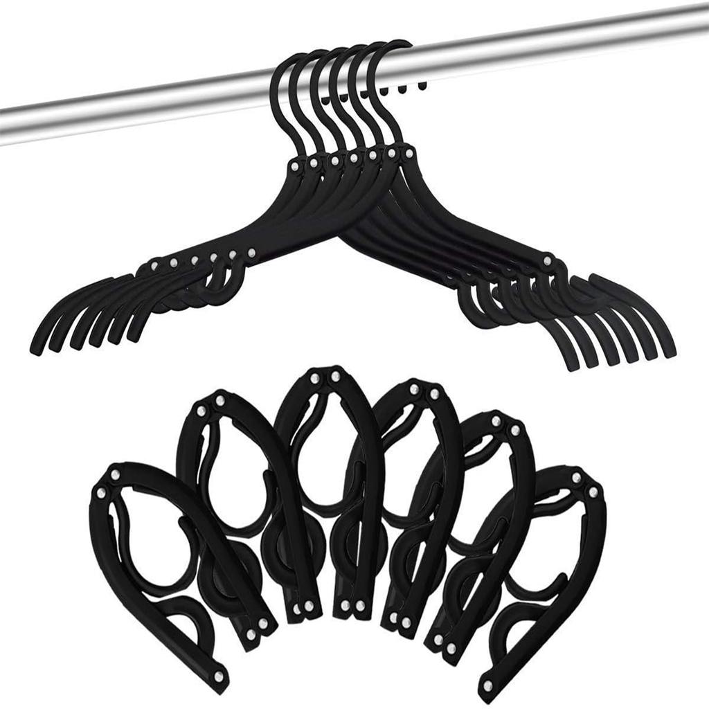 6/12/18/set Travel Clothes Hangers Portable Foldable Travel Hanger Organizer Travel Accessories Essentials Clothes Drying Rack