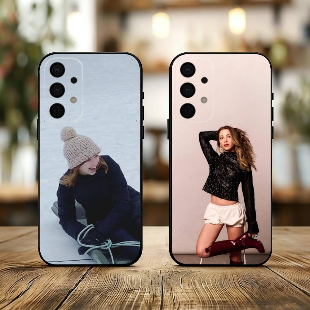 Actor E-Emily R-Rudd Phone Case For Samsung Galaxy A73,A72,A71,A70,A53,A52,A51,Soft Silicone Black Cover