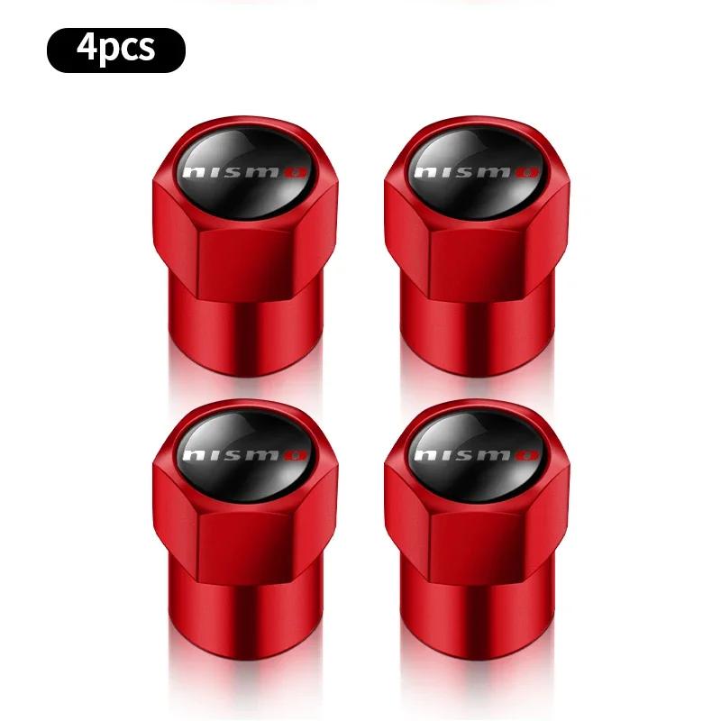 Car Styling Wheel Tires Covered with Automobile Universal Tube Tire Air Valve Cap Dustproof for Nissan NISMO Tiida Teana GTR GTR