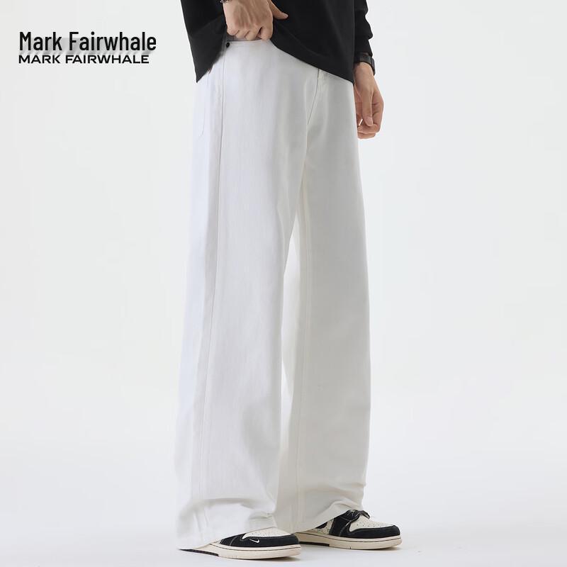 Mark Fairwhale Men's Loose Fit Straight Leg Denim Jeans