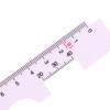 Pd Optometric Ruler Measure Pupil Distance Eye Ophthalmic Tool Eye Occluder For Vision Test Eye Care Soft Straight Ruler