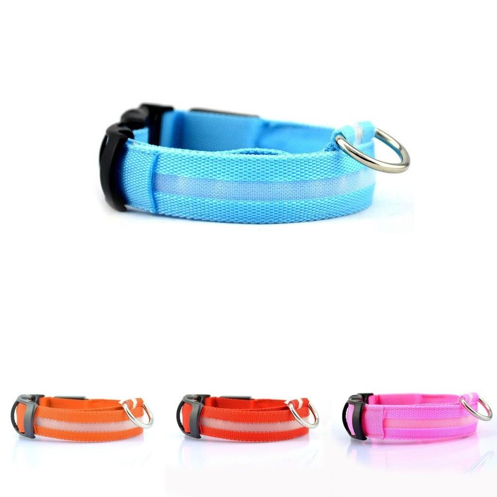 Haustier LED leuchtendes Hundehalsband wiederaufladbar für kleine mittlere große Hunde