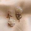 Korean Version Girl Earring Manufacturers Wholesale Sales Of Light Luxury Unique Small Fragrant Flowers Rose Fashion Earrings