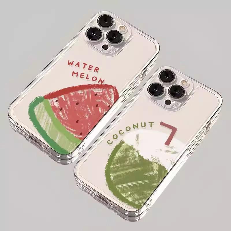 Summer Fresh Fruit for Apple 17promax Mobile Phone Case 16e Space 15 Transparent 14 Cute 13