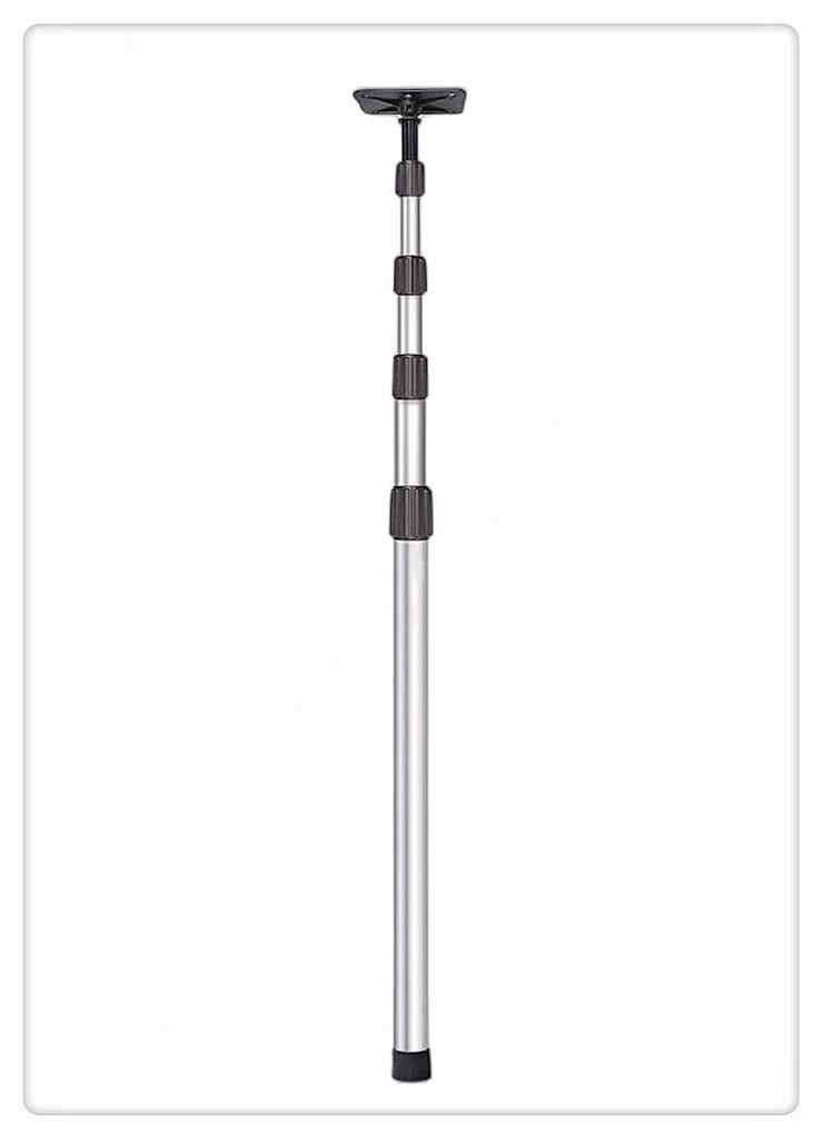Telescopic Stainless Steel Spirit Level with Infrared Bracket & Fine-Tuning Gimbal for Ceiling Support