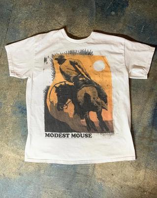 Vintage 90. roky Kapela Modest Mouse Unisex Tričko s krátkym rukávom, veľkosť S-4XL