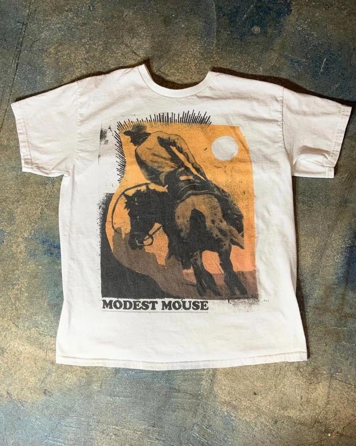 Vintage 90s Modest Mouse Band Unisex Short Sleeve T-shirt, Size S-4XL