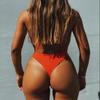 Premium Women One Piece Swimsuit Bikini Set Featuring Push-up Monokini And Zipper Design