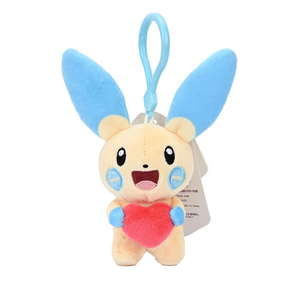 Pokemon Pikachu Mew Squirtle Charmander Kawaii Plush Toy Pendant School Bag Backpack Pendant Key Ring Small Doll Birthday Gift