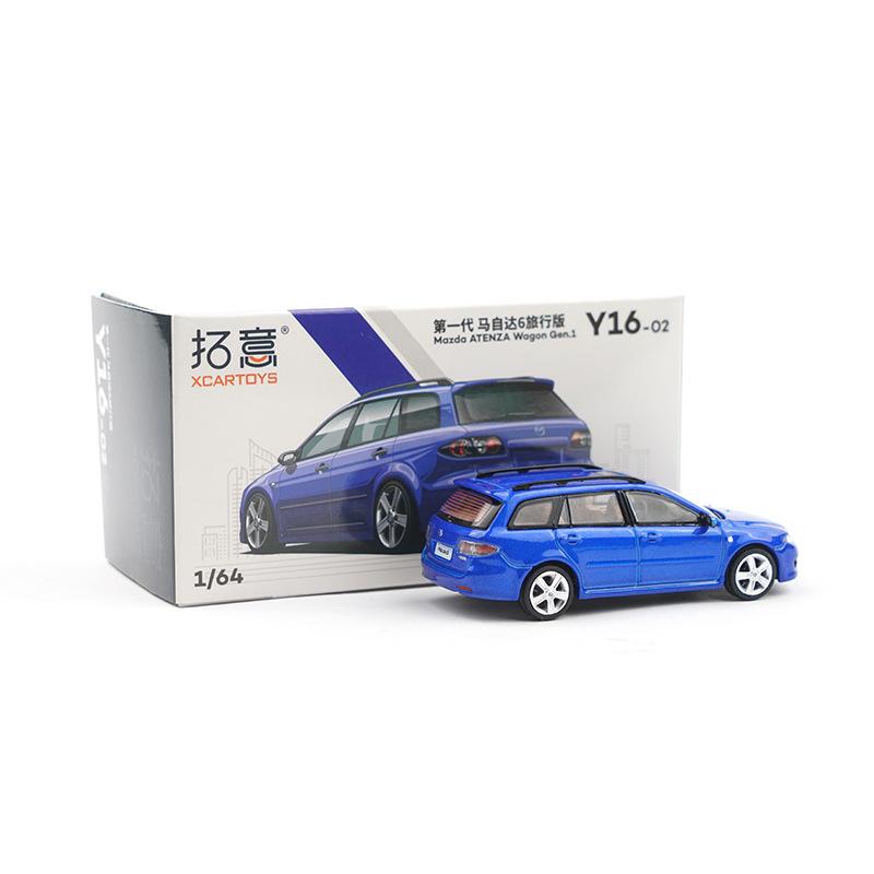 1/64 Mazda 6 Legierung Avant Kombi Automodell Diecasts Metall Spielzeugfahrzeuge Automodell Miniaturmaßstab Simulation Kinderspielzeug Geschenk