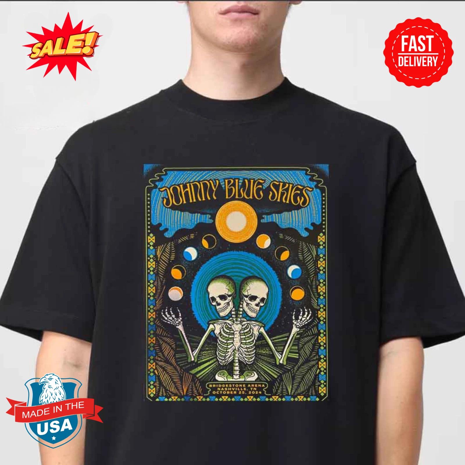 Sturgill Simpson aka Johnny Blue Skies Nashville TN 2024 On Oct 25th T-Shirt S