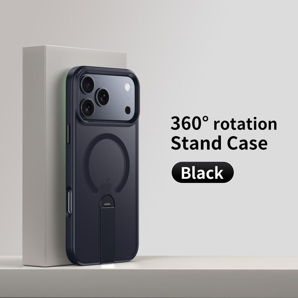 Apple 17 Pro Max Magnetic Stand Wireless Charging Protective Case