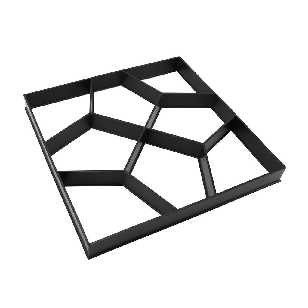 Gehwegmacher 15,7 Zoll ABS Wiederverwendbarer Pflaster Beton Pfadmacher Trittstein Pflasterstein für Rasen Garten Terrasse Hof