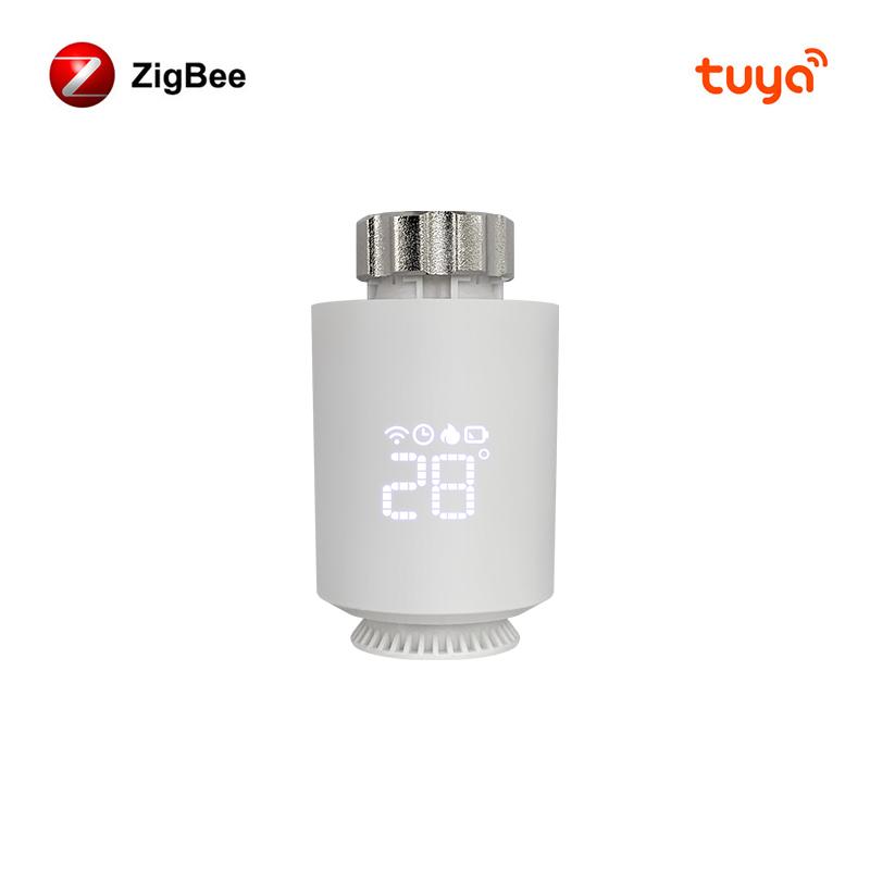 

AVATTO ZigBee Thermostat Radiator Actuator Smart TRV Thermostatic Valve Temperature Controller Support Tuya Alexa Google Home TRV06