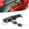 Motorcykelhjälmlås Stöldskydd Rostfritt Stål W2 Nycklar Passar för Ducati Panigale V4V4S 2018
