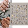 3D Starfish Goldfish Jelly Stickers for Nails, Phones, iPads & Planners