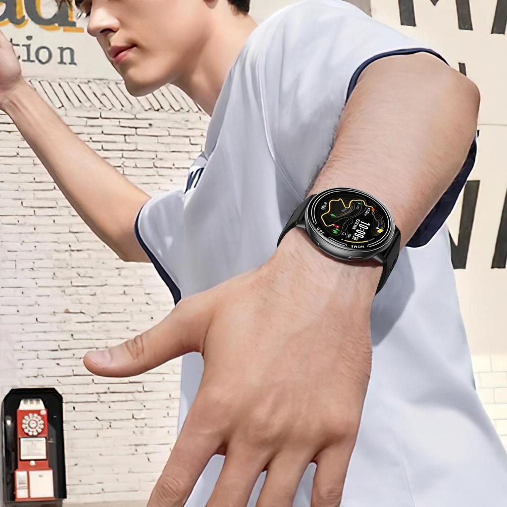 Rainbuvvy KC100 GPS Smartwatch 1.39inch 360x360 BT5.3 Bluetooth Call 1ATM Waterproof 230mAh Android Smart Bracelet Women Sports Watch